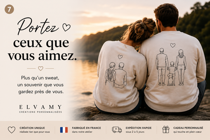 Sweat personnalisé – Portez ceux que vous aimez
